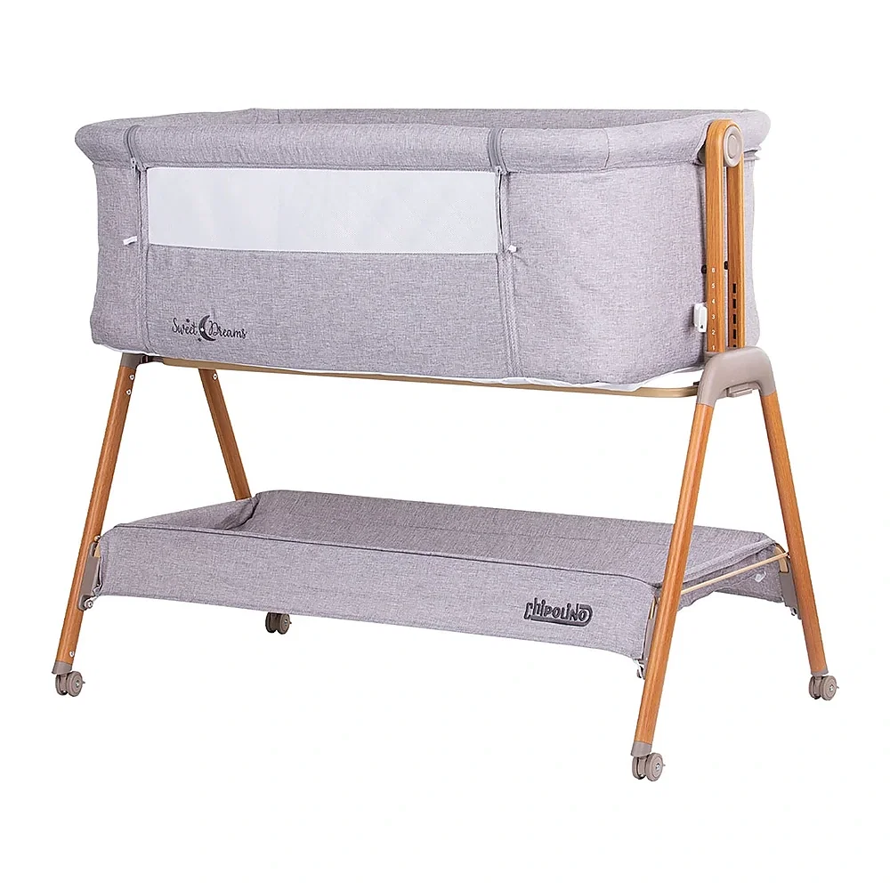 Patuturi co-sleeping - Patut Co-Sleeper Chipolino Sweet Dreams grey wood 6 luni