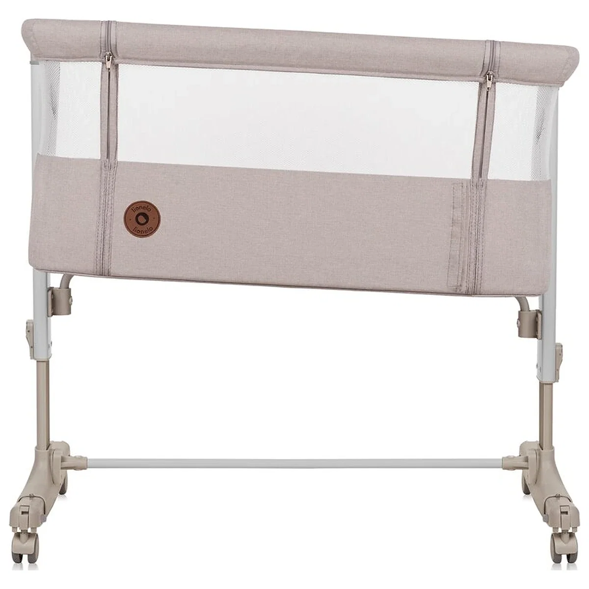 Patut co-sleeper, Lionelo, Aurora, 3 in 1, Cu leganare si setare unghiulara, Cu saltea, 0 luni+ Bej [1]