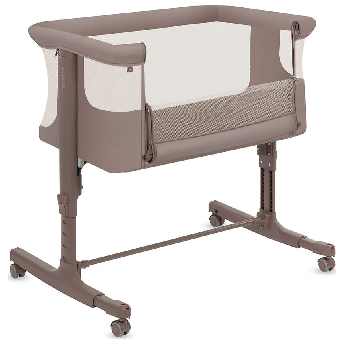 Patuturi co-sleeping - Patut co-sleeper, Lionelo, Aurora, 3 in 1, Cu leganare si setare unghiulara, Saltea cu densitate T25 si geanta