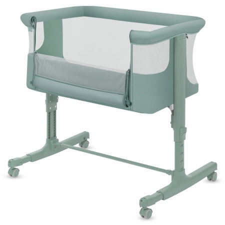Patut co-sleeper, Lionelo, Aurora, 3 in 1, Cu leganare si setare unghiulara, Saltea cu densitate T25 si geanta [5]