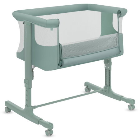 Patuturi co-sleeping - Patut co-sleeper, Lionelo, Aurora, 3 in 1, Cu leganare si setare unghiulara, Saltea cu densitate T25 si geanta