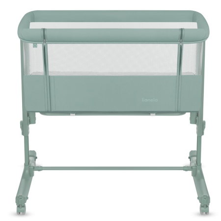 Patut co-sleeper, Lionelo, Aurora, 3 in 1, Cu leganare si setare unghiulara, Saltea cu densitate T25 si geanta [7]