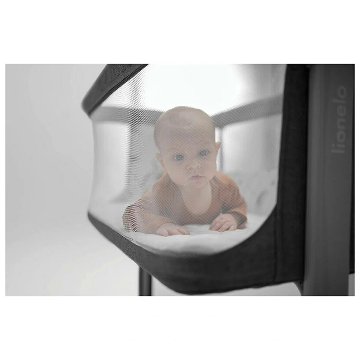 Patut co-sleeper, Lionelo, Aurora, 3 in 1, Cu leganare si setare unghiulara, Saltea cu densitate T25 si geanta [10]