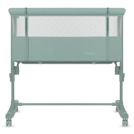 Patut co-sleeper, Lionelo, Aurora, 3 in 1, Cu leganare si setare unghiulara, Saltea cu densitate T25 si geanta [9]
