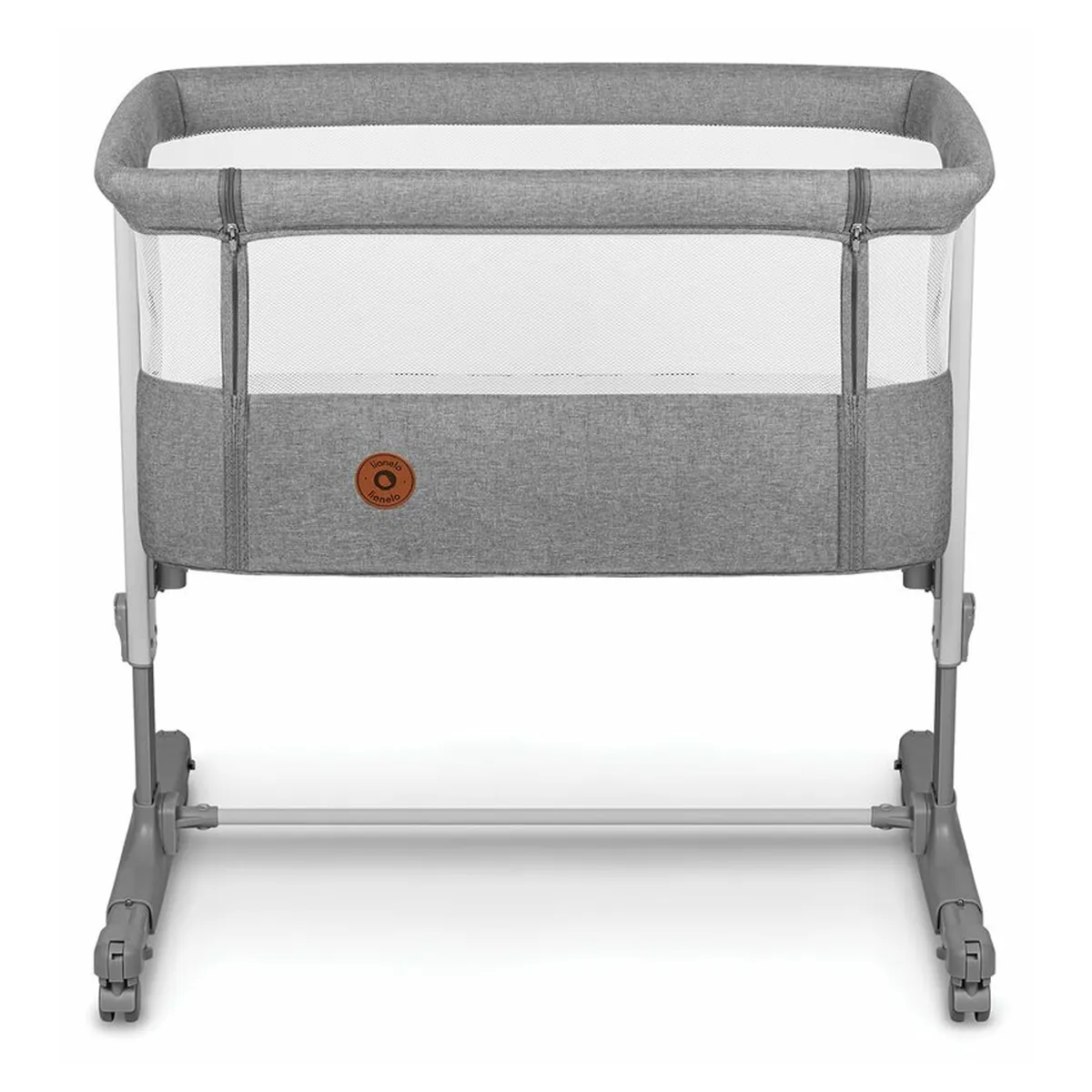 Patut co-sleeper, Lionelo, Aurora, 3 in 1, functie leganare, Include saltea si geanta transport, 5 pozitii pe inaltime, [7]