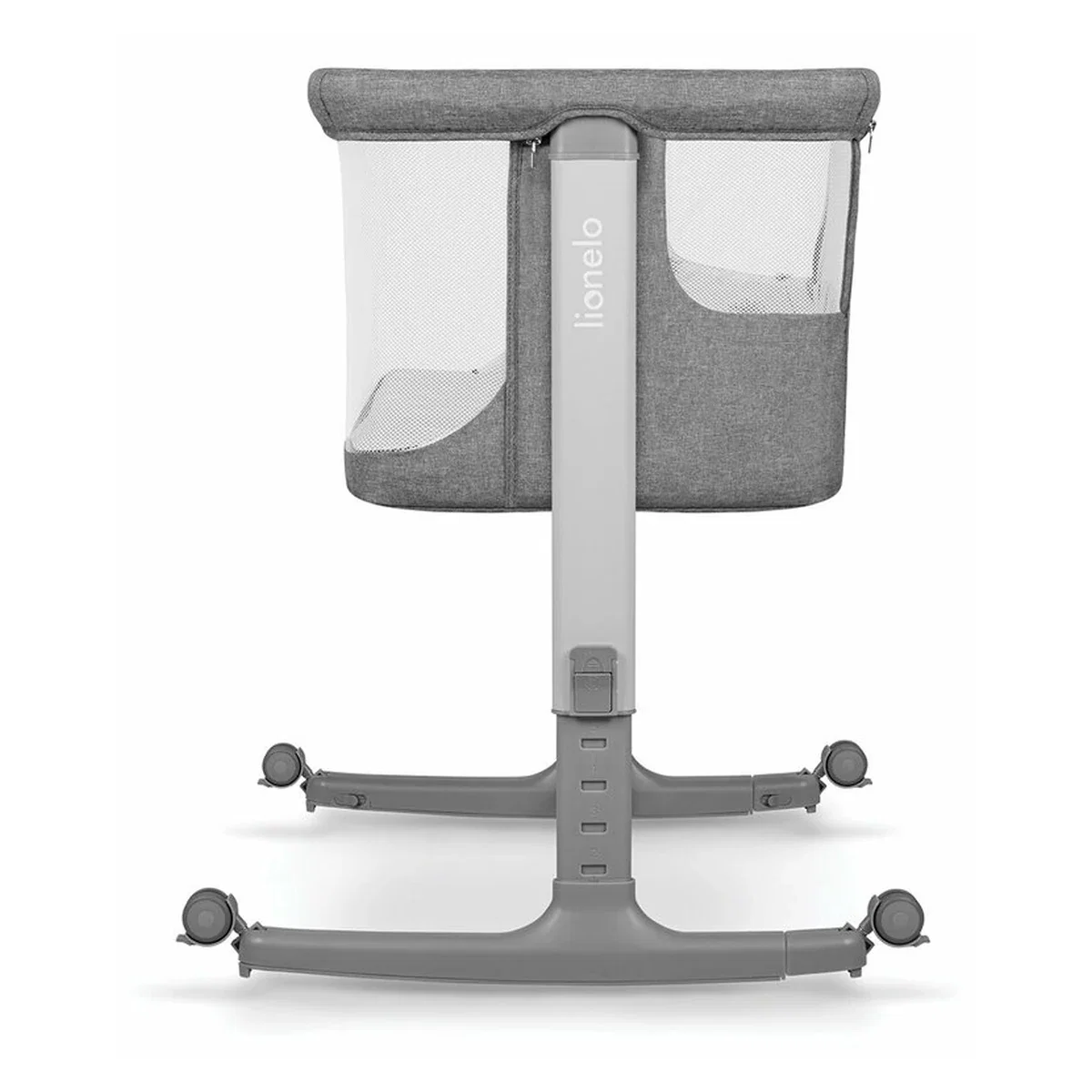 Patut co-sleeper, Lionelo, Aurora, 3 in 1, functie leganare, Include saltea si geanta transport, 5 pozitii pe inaltime, [13]