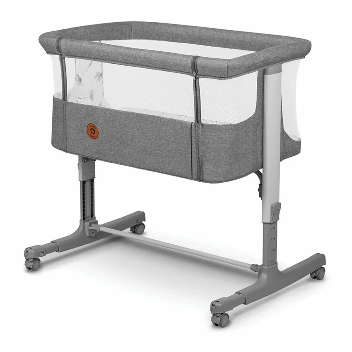 Patut co-sleeper, Lionelo, Aurora, 3 in 1, functie leganare, Include saltea si geanta transport, 5 pozitii pe inaltime, [4]
