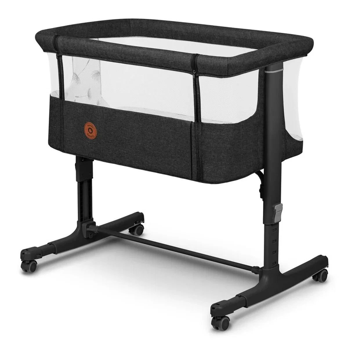 Patut co-sleeper, Lionelo, Aurora, 3 in 1, functie leganare, Include saltea si geanta transport, 5 pozitii pe inaltime, [3]