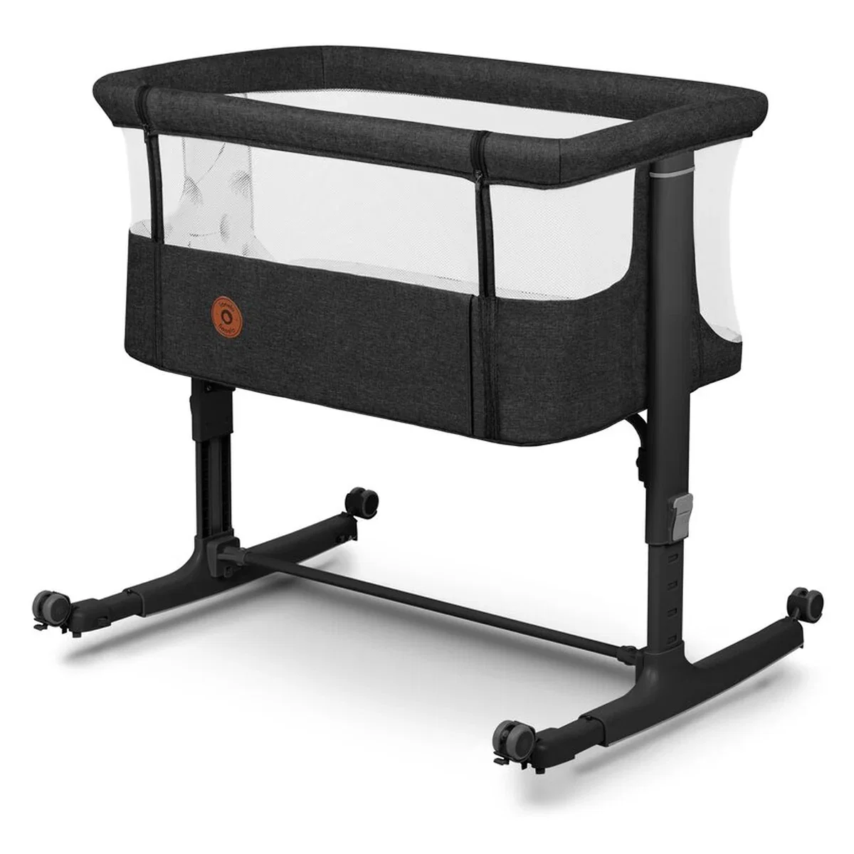 Patut co-sleeper, Lionelo, Aurora, 3 in 1, functie leganare, Include saltea si geanta transport, 5 pozitii pe inaltime, [4]