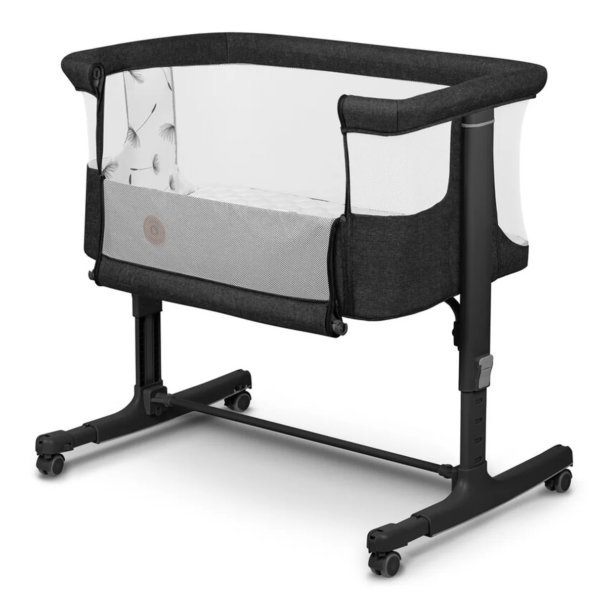 Patut co-sleeper, Lionelo, Aurora, 3 in 1, functie leganare, Include saltea si geanta transport, 5 pozitii pe inaltime, [5]