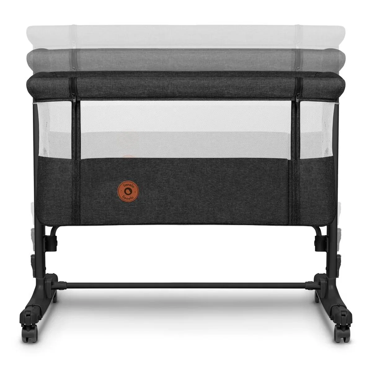 Patut co-sleeper, Lionelo, Aurora, 3 in 1, functie leganare, Include saltea si geanta transport, 5 pozitii pe inaltime, [16]