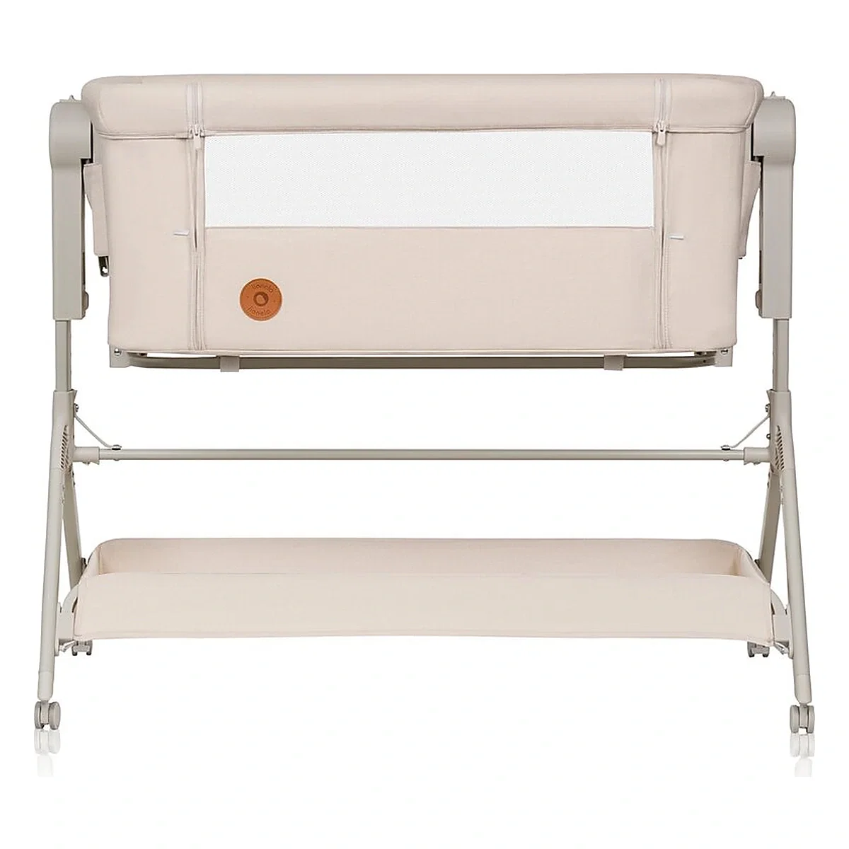 Patut co-sleeper, Lionelo, Leonie Plus, Pliabil, Cu sistem de leganare, Bej 0 luni+ [9]
