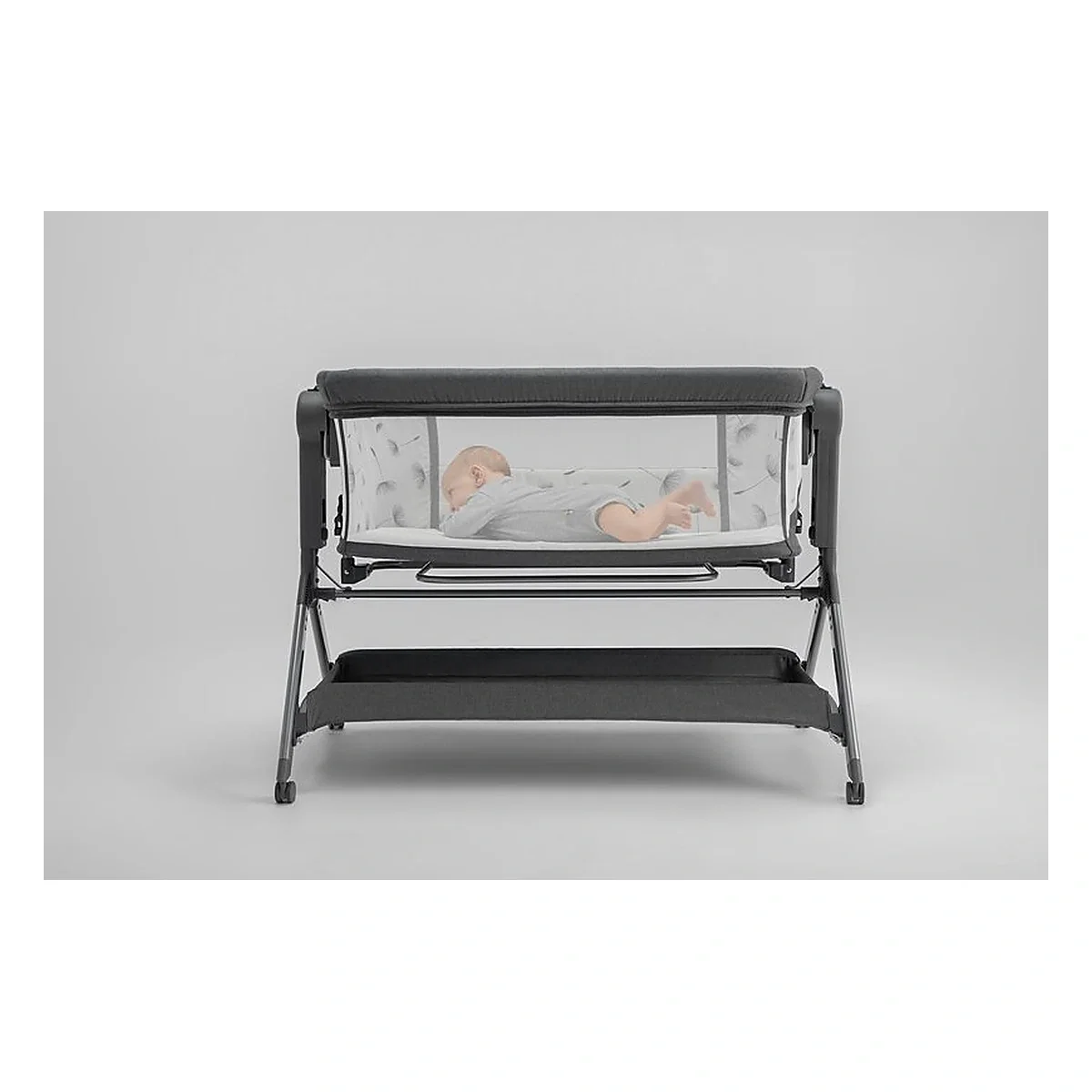 Patut co-sleeper, Lionelo, Leonie Plus, Pliabil, Cu sistem de leganare, Bej 0 luni+ [38]
