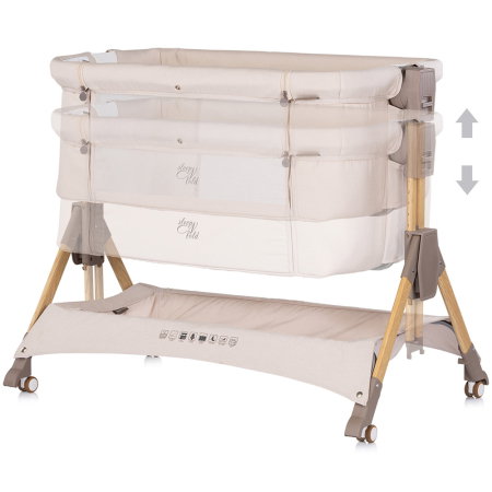 Patut co-sleeper pliabil Chipolino SleepNFold cashmere [4]