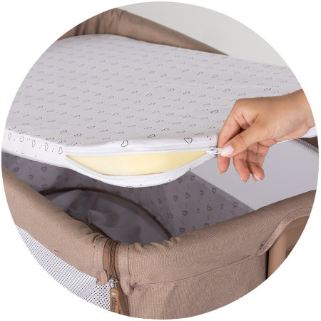 Patut co-sleeper si tarc Chipolino Zen latte [11]