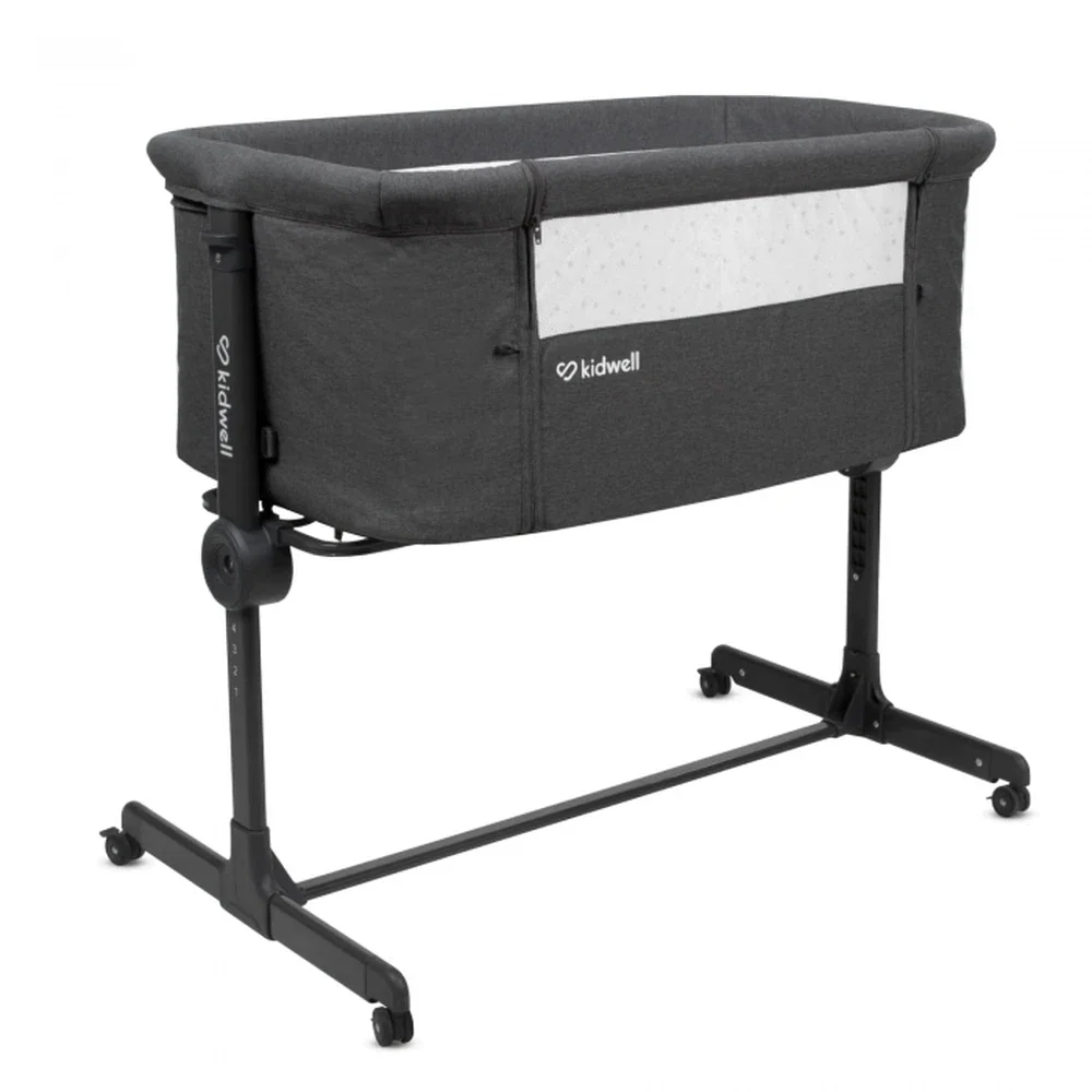 Patuturi co-sleeping - Patut cu laterala deschizabila Kidwell Snuzzy - Dark Grey
