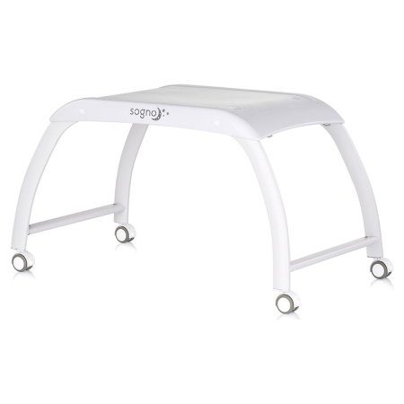 Patut cu leganare si cantar integrat Chipolino Sogno 2 in 1, Grey 6 luni [4]