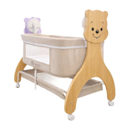 Balansoare si leagane bebelusi - Patut Multifunctional cu leganare electrica, sunete si Bluetooth, AppeKids - Buggy
