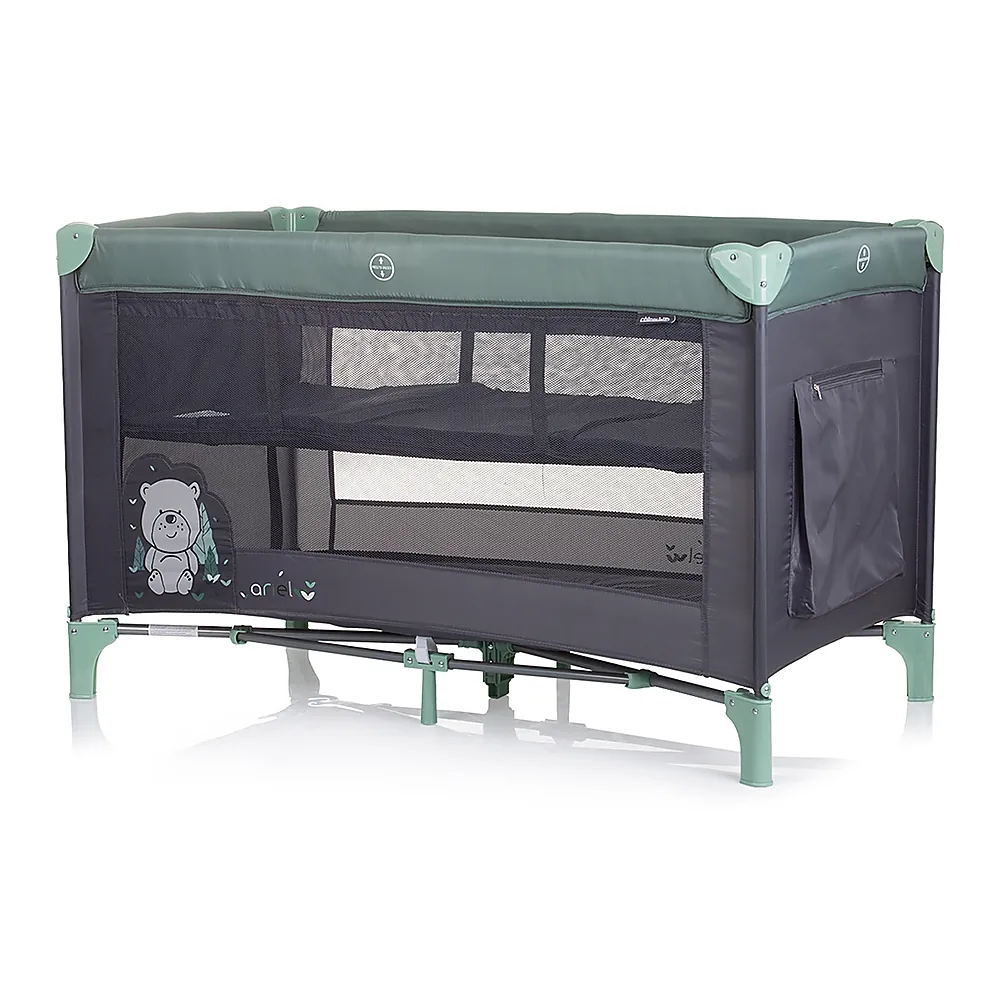 Patut pliabil Chipolino Ariel, Pastel green 0 luni + [1]