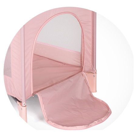 Patut pliabil Chipolino Capri Cat, pana la 15 kg, include geanta transport, Roz [2]
