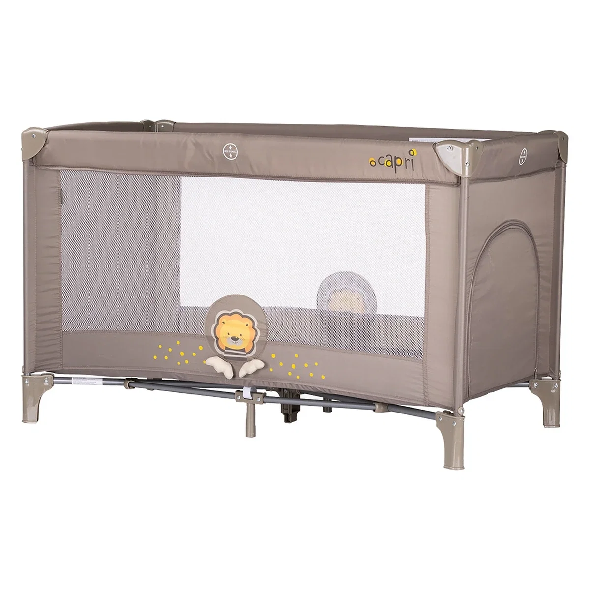 Patuturi pliabile - Patut pliabil Chipolino Capri Lion beige 0 luni