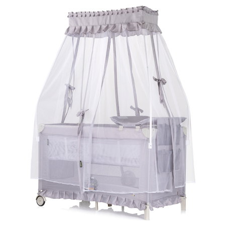 Patut pliabil Chipolino Palace Hippo, Grey 0 luni [1]