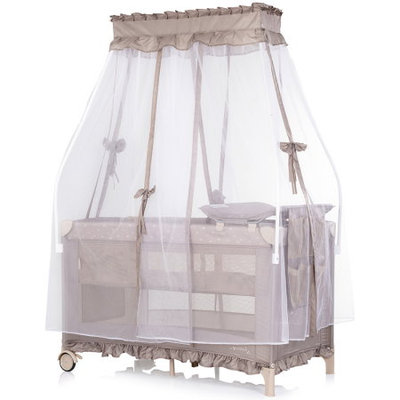 Patut pliabil Chipolino Palace, pana la 15 kg, geanta transport inclusa, Latte [1]