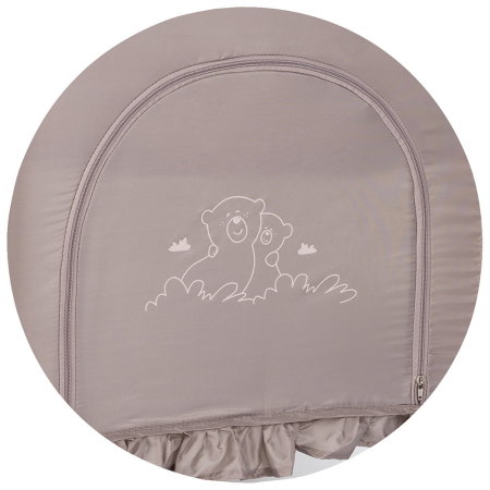 Patut pliabil Chipolino Palace, pana la 15 kg, geanta transport inclusa, Latte [9]