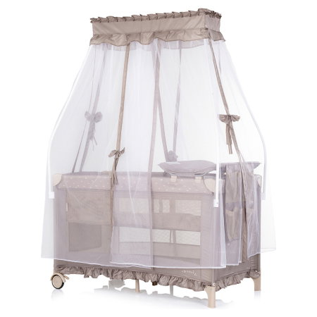 Patut pliabil Chipolino Palace, pana la 15 kg, geanta transport inclusa, Latte [1]