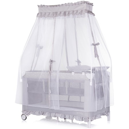 Patut pliabil Chipolino Palace, pana la 15 kg, geanta transport inclusa, Platinum [1]