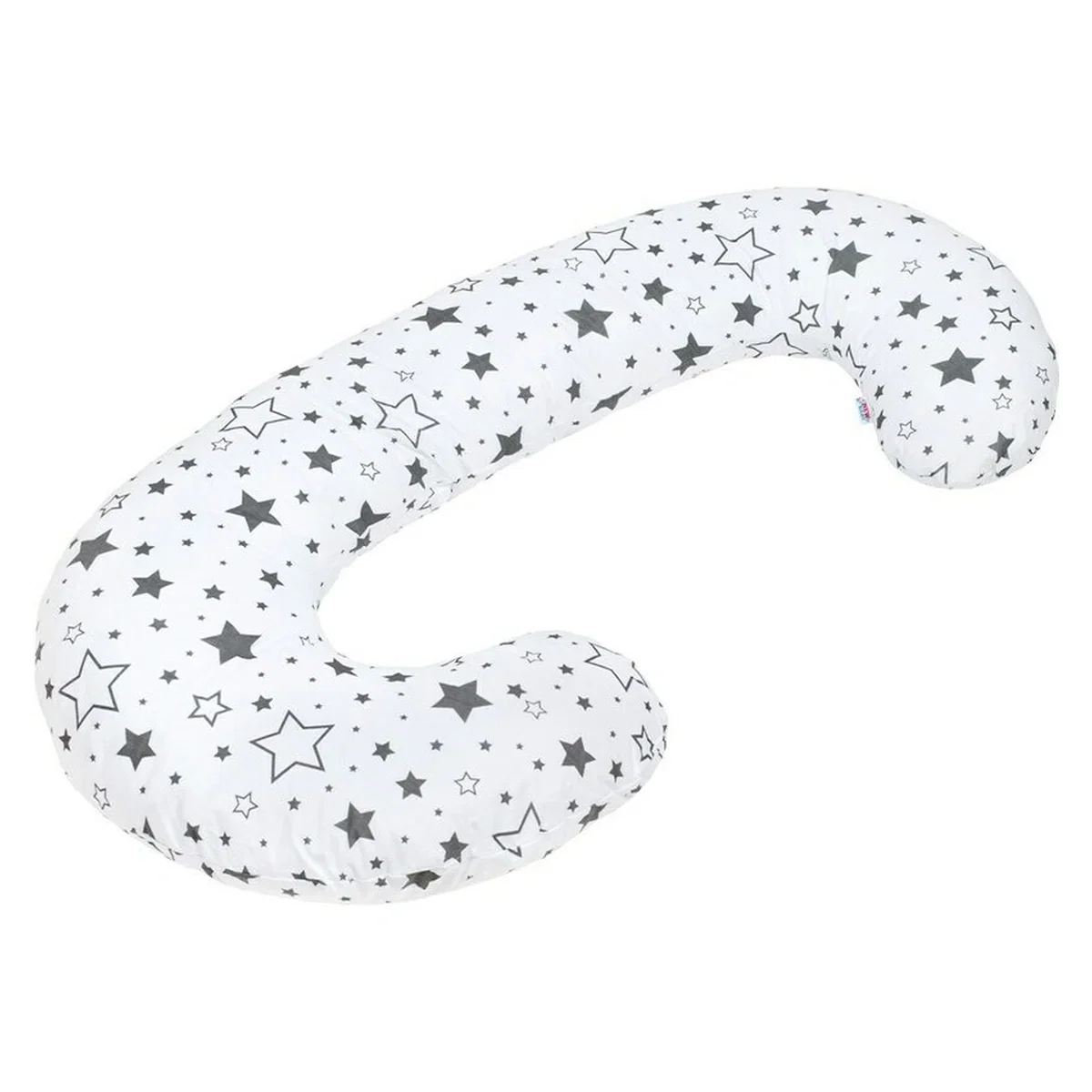 Perne pentru alaptat - Perna alaptare, New Baby, Cu husa detasabila, In forma de C, Bumbac, Diametru 16 cm, Lungime in jurul circumferintei