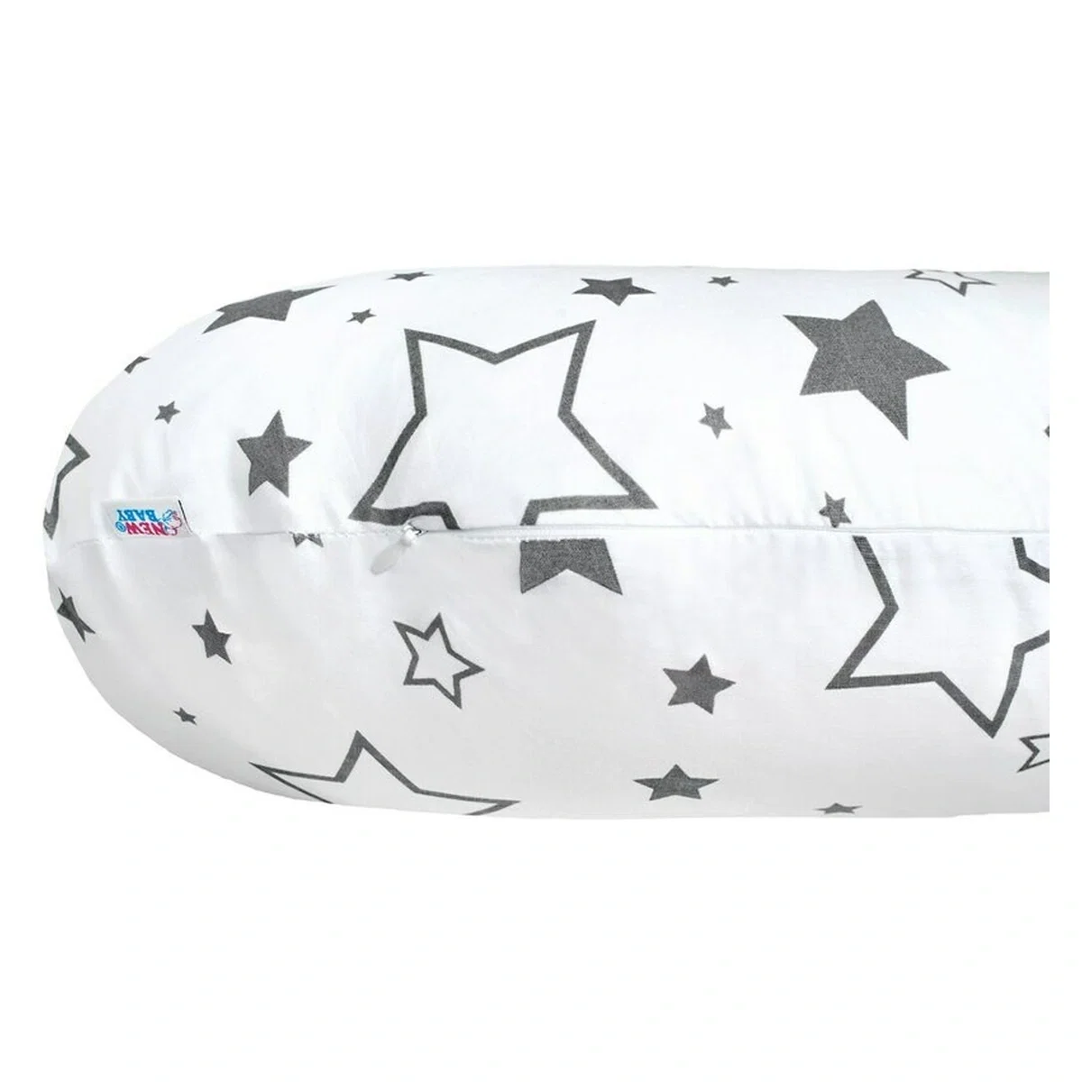 Perna alaptare, New Baby, Cu husa detasabila, In forma de C, Bumbac, Diametru 16 cm, Lungime in jurul circumferintei [3]