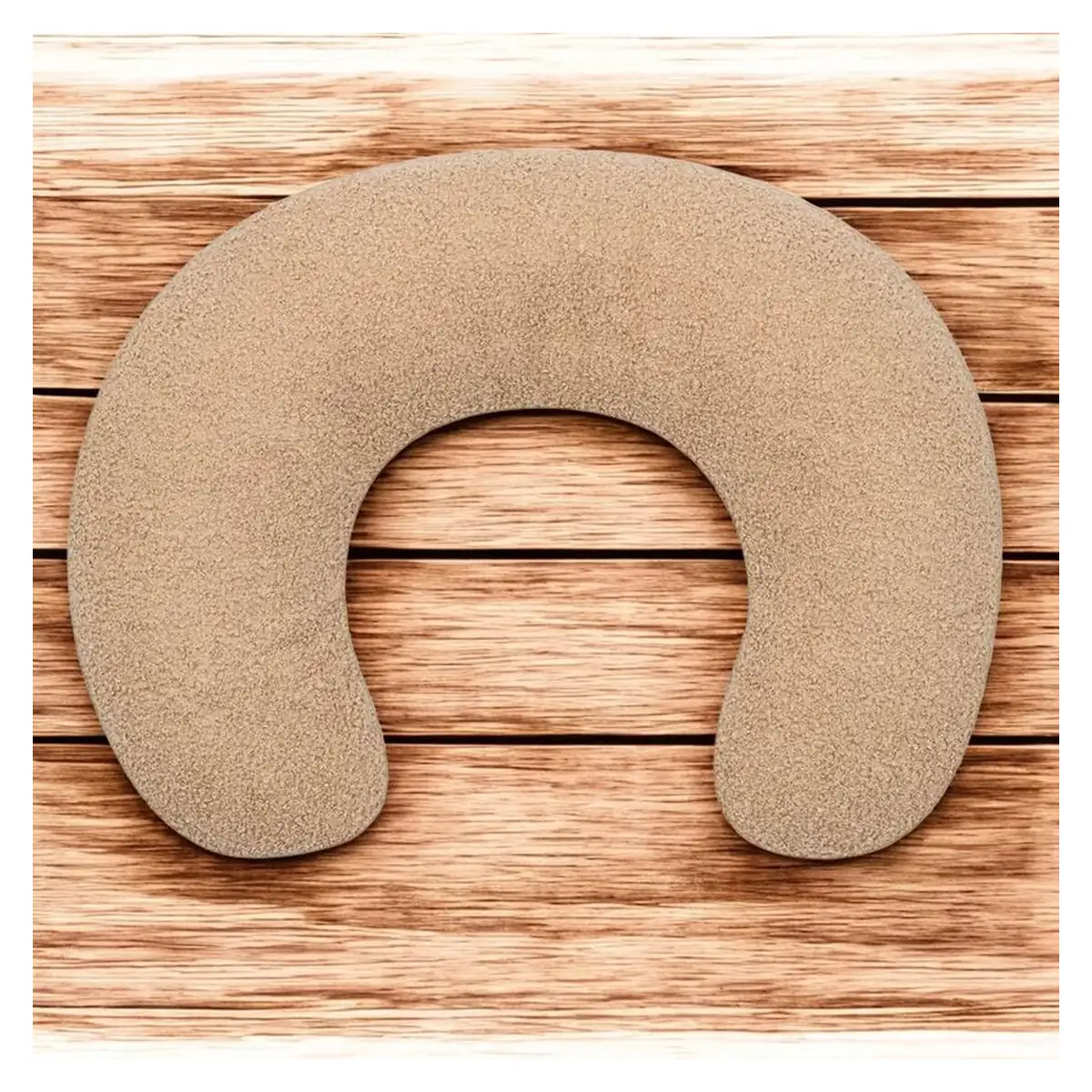 Perna alaptare, New Baby, Teddy, Bumbac+tesatura teddy, 100% antialergic, Husa detasabila, 60x45x18 cm, 0 luni+, Beige [1]