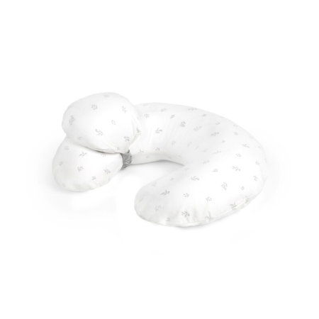 Pentru mami - Perna pentru alaptare, Jane, Ergonomica, Cu husa detasabila, lavabila si pernuta suplimentara, Umpluta cu bilute din poliester, Mist
