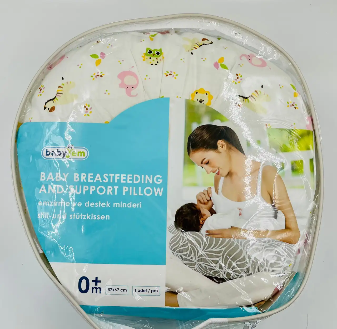 Perna pentru alaptat 2 in 1 Nursing Pillow Animals, BabyJem [3]