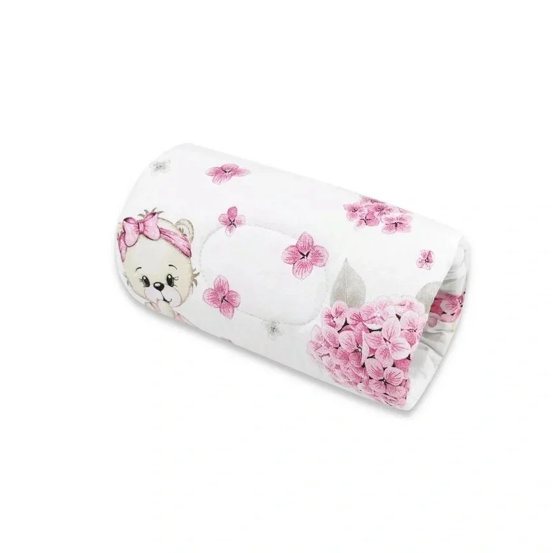 Perne pentru alaptat - Perna pentru alaptat tip manson, Din bumbac, 25 cm, Design, Pink Ballerina MimiNu