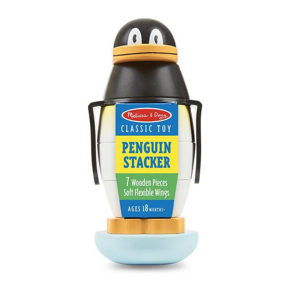 Piramida pentru motricitate Pinguin Melissa & Doug 18 luni + [1]