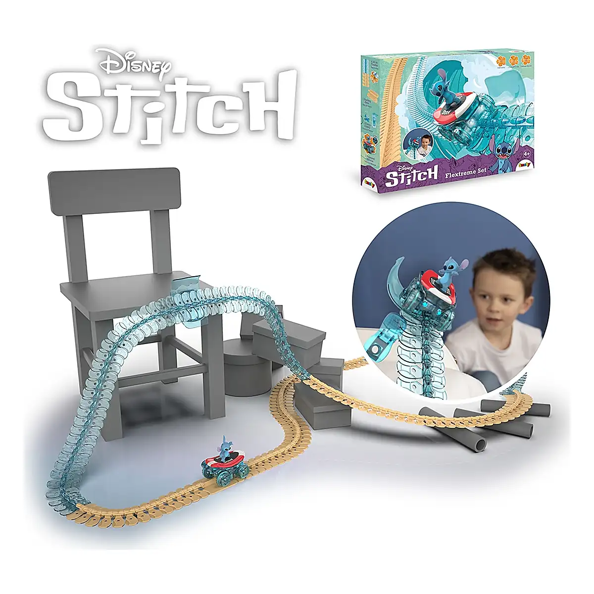 Pista Smoby Stitch FleXtreme Set circuit de curse 4 ani + [7]