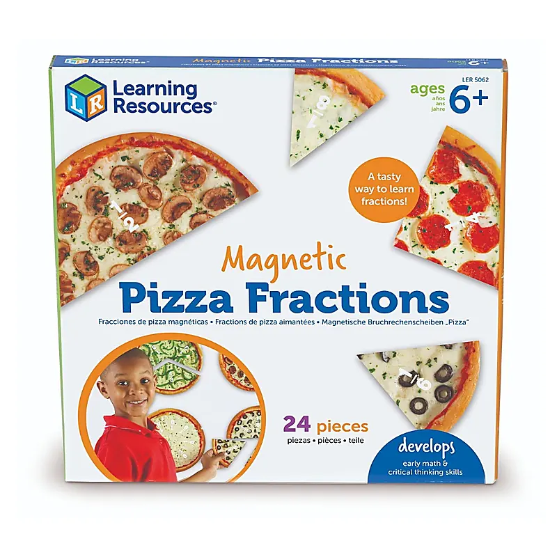 Pizza fractiilor cu magneti Learning Resources 10 ani [4]
