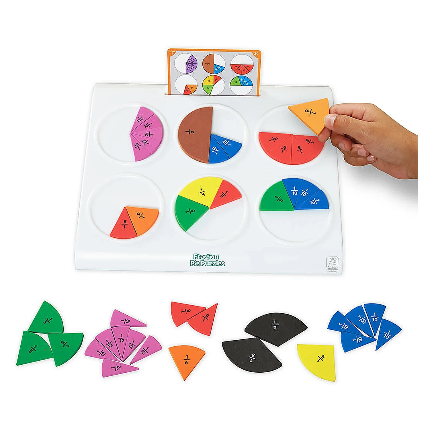 Jocuri si creativitate - Placinta fractiilor Educational Insights 12 ani
