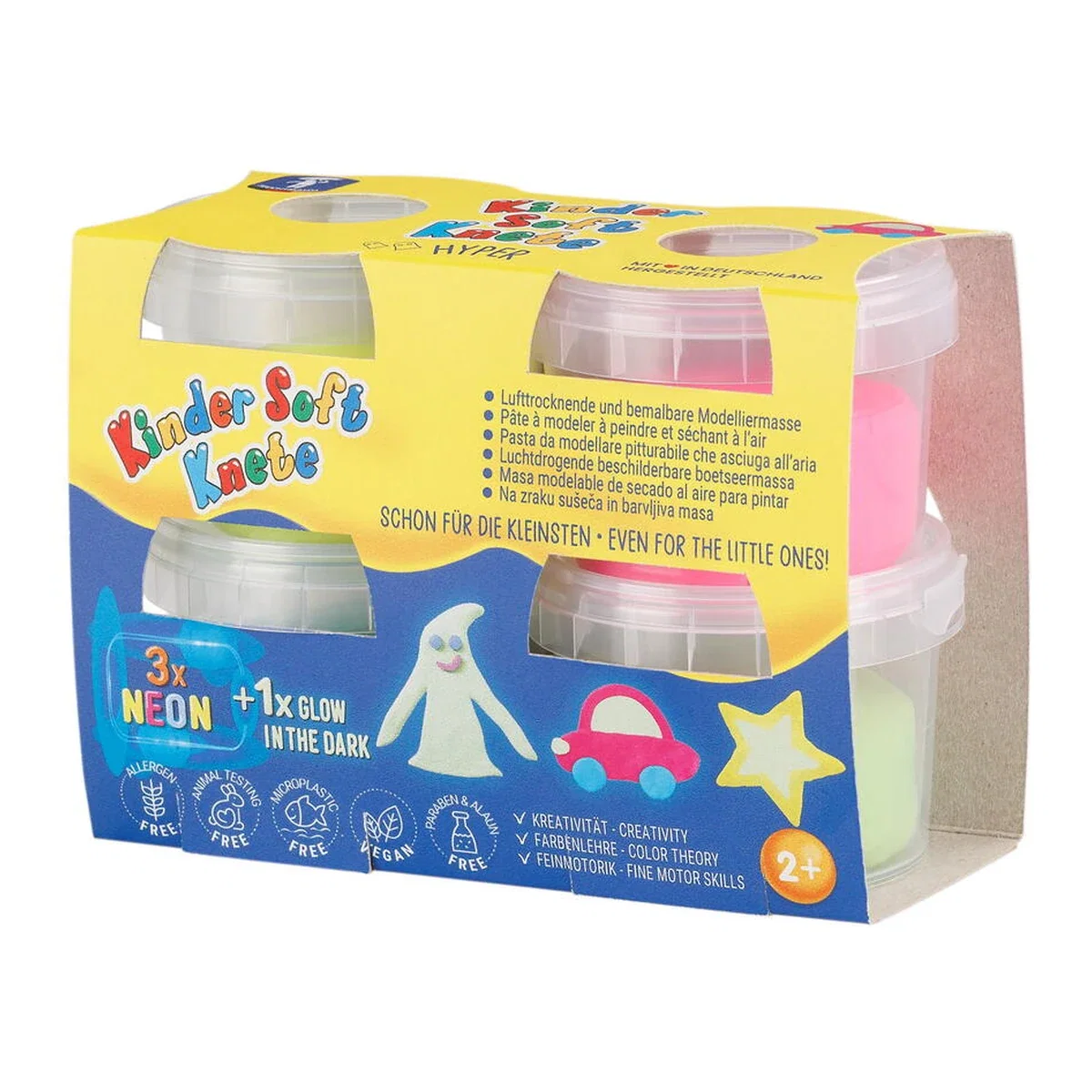 Plastilina non-toxica Kinder - Neon FEUCHTMANN 2 ani+ [1]