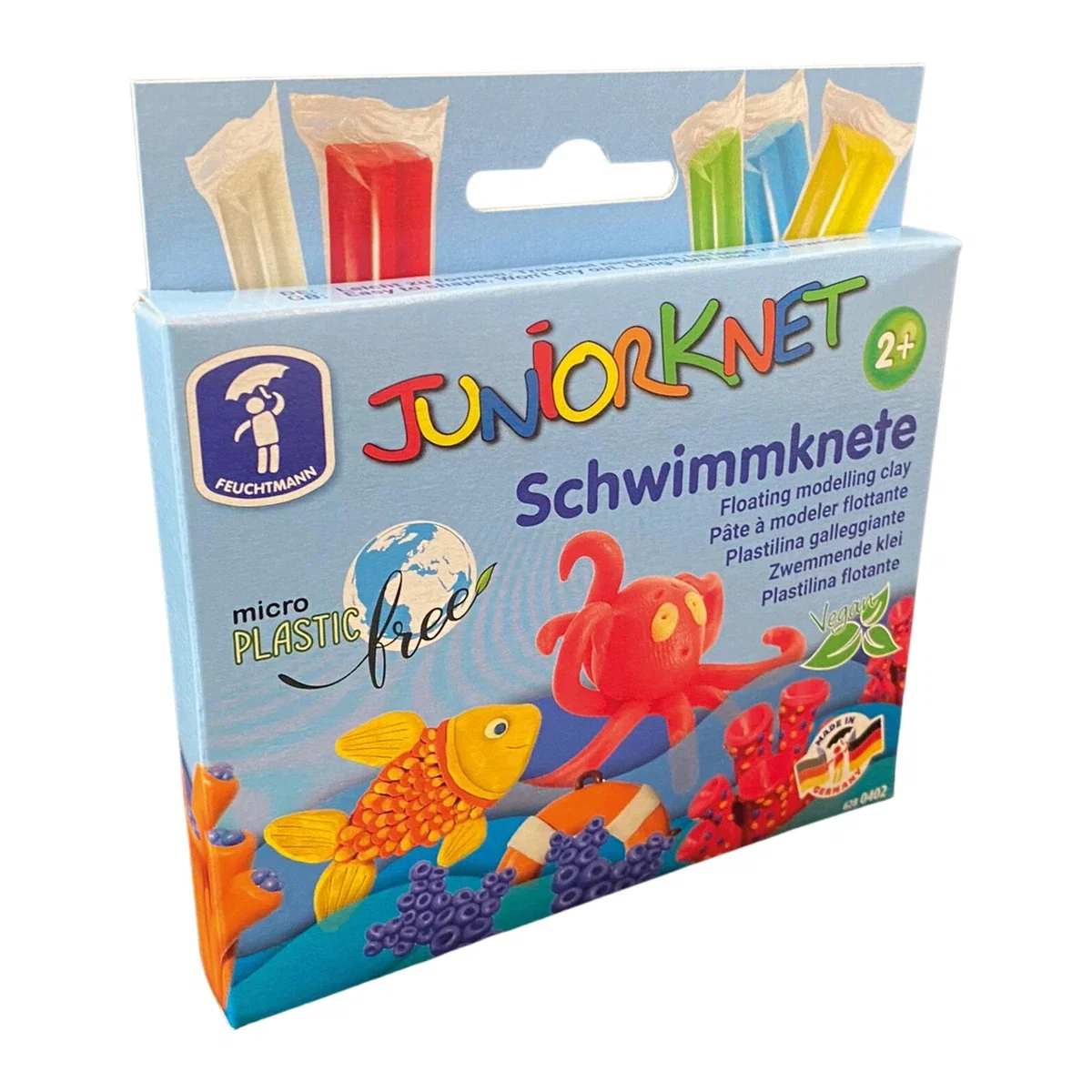 Arta si creativitate - Plastilina plutitoare - 5 culori FEUCHTMANN 2 ani+