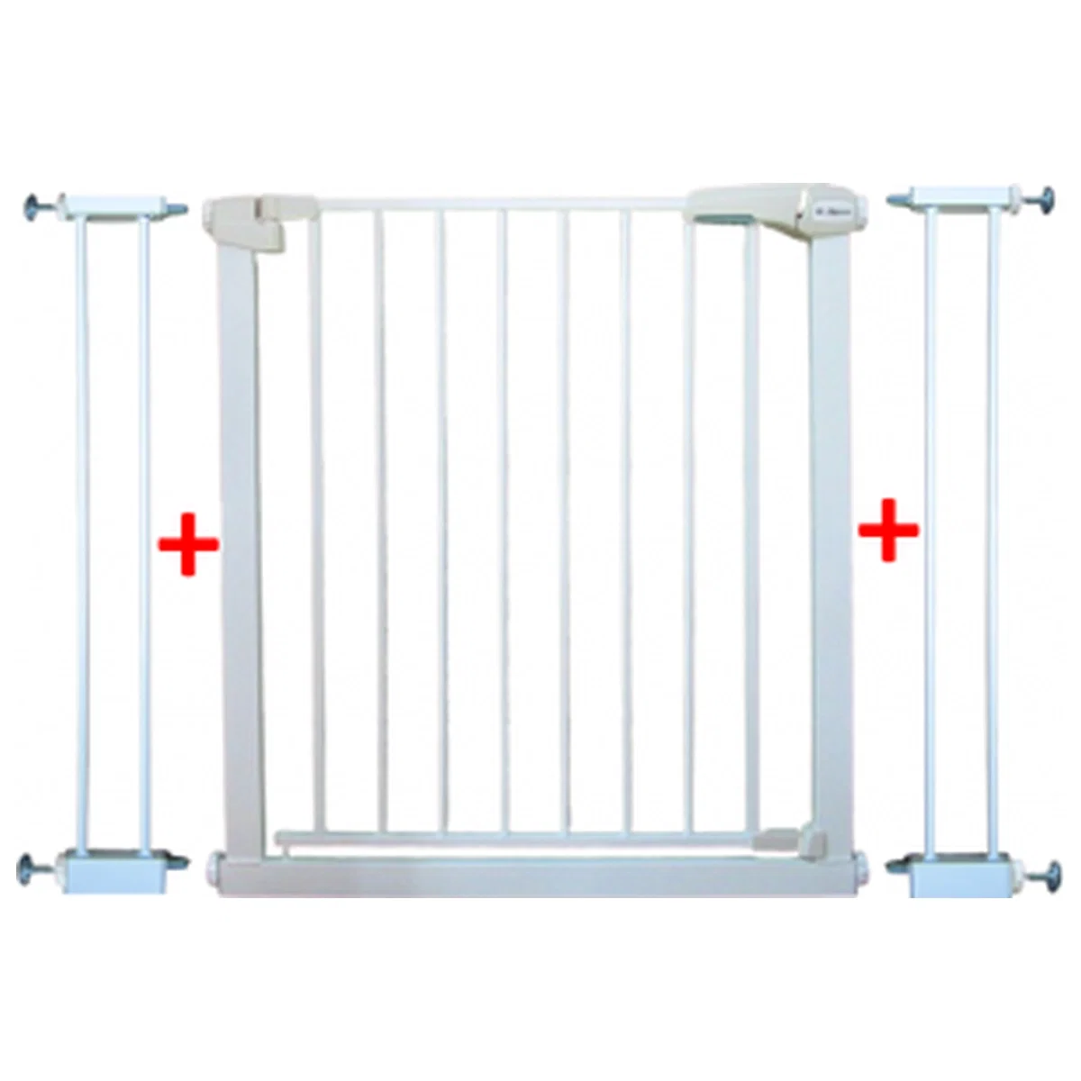 Poarta de siguranta din metal 79-105 cm R-Sport S2 - Alb [1]