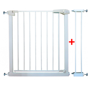 Poarta de siguranta din metal 79-94 cm R-Sport S1 - Alb [1]