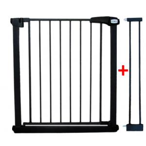 Siguranta bebelusului - Poarta de siguranta din metal 79-94 cm R-Sport S1 - Negru