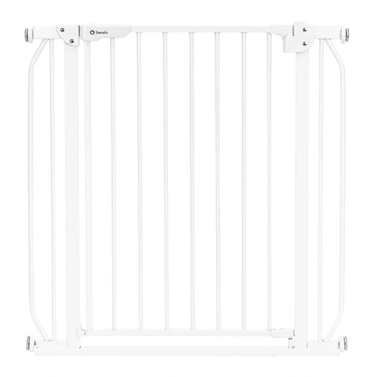 Camera copilului - Poarta de siguranta prin presiune Truus Slim, 105 cm, Conform cu standardul european de securitate EN1930, Gri Lionelo