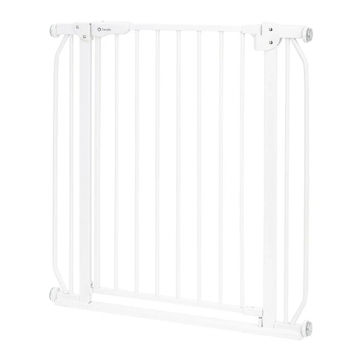 Poarta de siguranta prin presiune Truus Slim, 105 cm, Conform cu standardul european de securitate EN1930, Gri Lionelo [5]