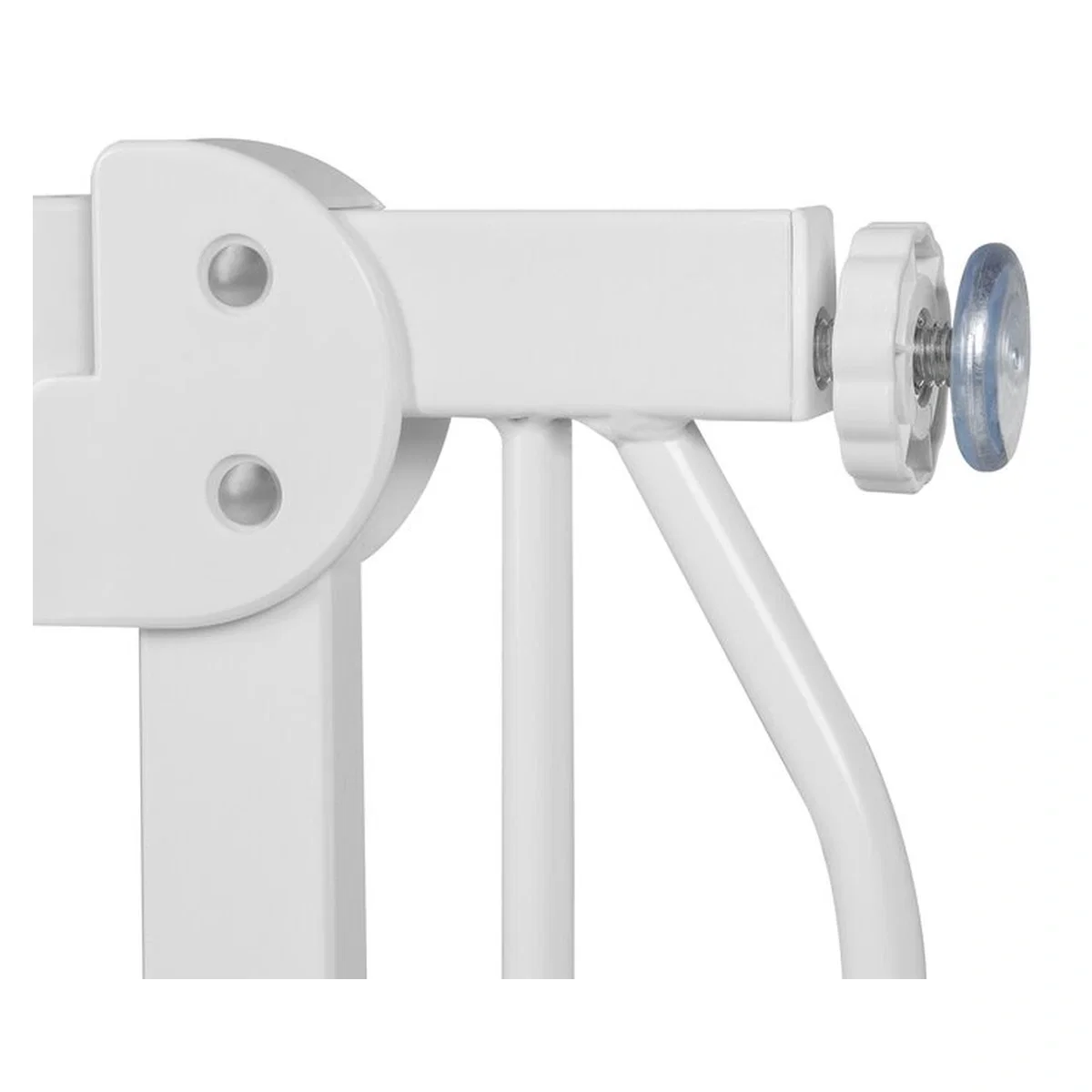 Poarta de siguranta prin presiune Truus Slim, 105 cm, Conform cu standardul europeane de securitate EN1930, Alb/Natur [8]