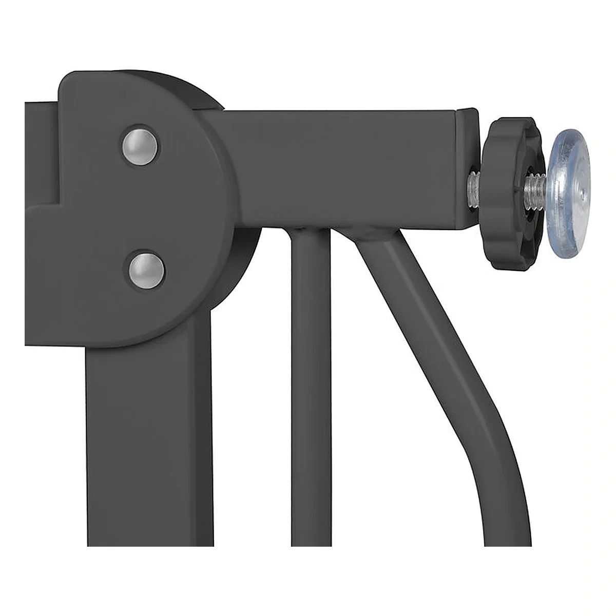 Poarta de siguranta prin presiune Truus Slim, 105 cm, Conform cu standardul europeane de securitate EN1930, Gri/Natur [10]