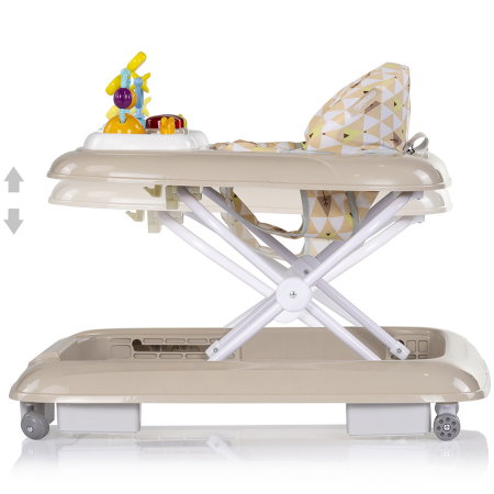 Premergator Chipolino Baby Steps, pana la 12 kg, sezut reglabil, 12 melodii, usor de pliat, Bej [1]
